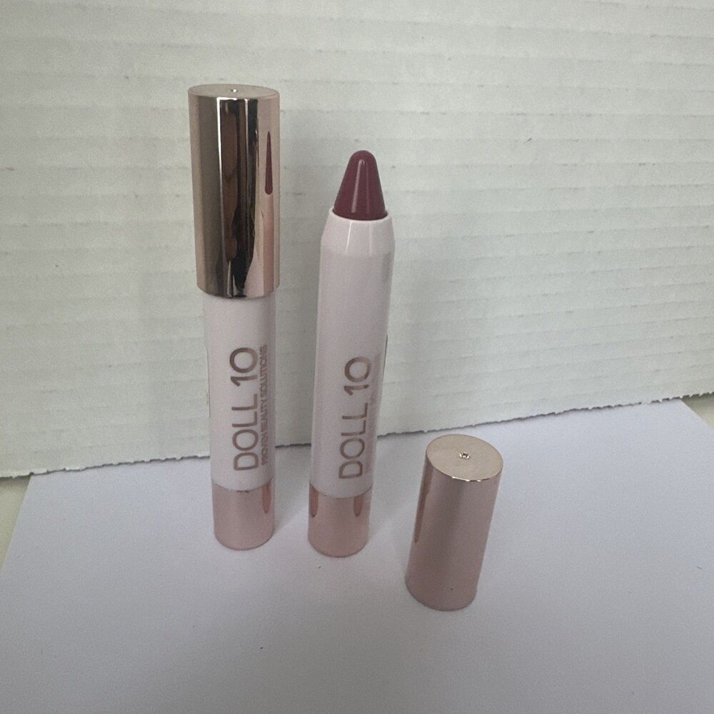 2~ Doll 10 Lip Crayon LET GO 0.08 oz Full Size New Without Box.